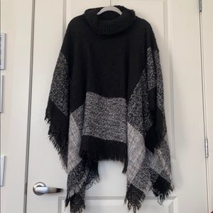 Apt. 9 Fuzzy Cowl Poncho